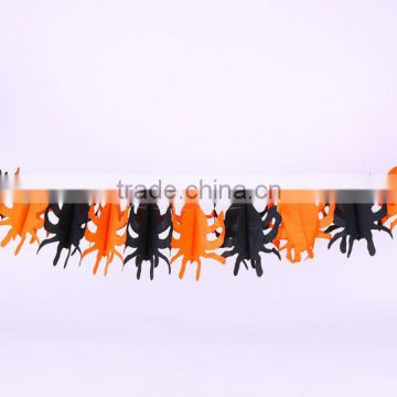 Newest Halloween garland spider skull bat pumpkin garland Christmas paper garland