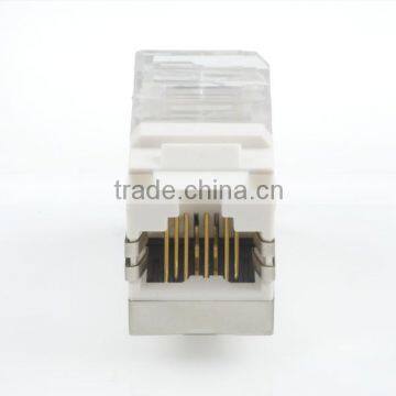 Cat6 UL 90Degree Toolless Half Shielded STP Modular Keystone Jack photo-4