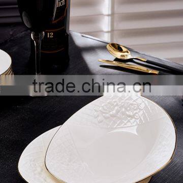 Wholesale Hotel Restaurant Wedding Home Custom Kinds Colorful Color Cheap Bone China Crockery Ceramic Porcelain Dinnerware Set photo-3