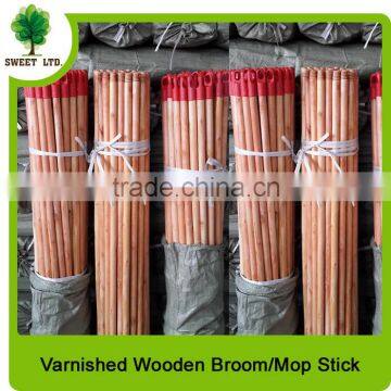 Varnished Eco-friendly Wooden Broom Handle From Manufacture Factory photo-5