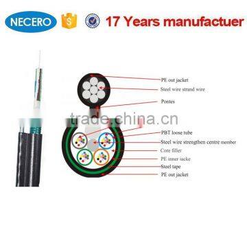 GYTC8Y53 aerial/underground 96 core single mode fiber optic cable for Albania traders