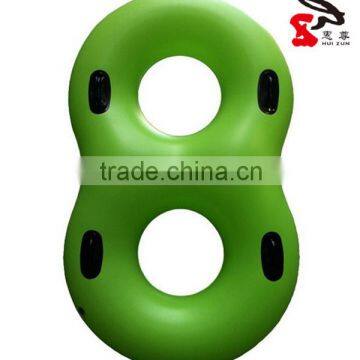 Yiwu factory price inflatable swimming ring double ring with custom logo