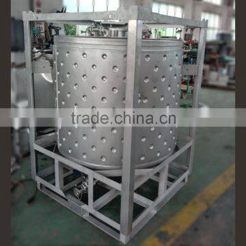 1000L Cylindrical IBC Tank with Heating System