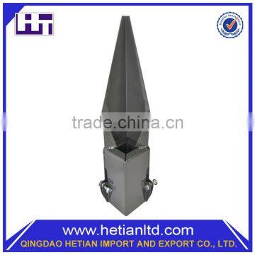 Adjustable Steel Fence Post Brackets Bolt Down Post Support