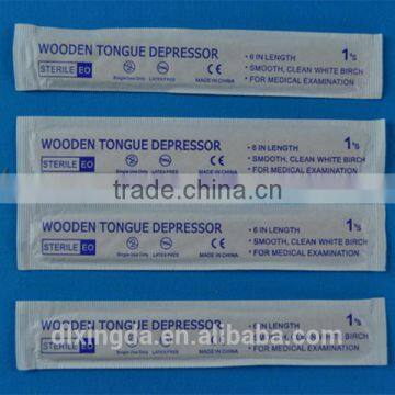 Individual Four-side Sealing Paper Bag Wooden Tongue Depressor photo-4
