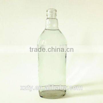 750 ml clear recycled glass liquor empty bottle 75 cl