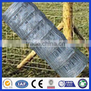 Hot dipped galvanized high tension hinge joint farm fence/cattle fence/field fence mesh for animal