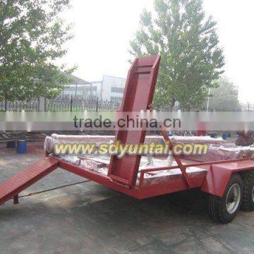 5 ton platform trailer with two ramps