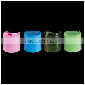 HOT SALES plastic 24/410 disc top cap,press top cap,disc press cap for lotion bottle