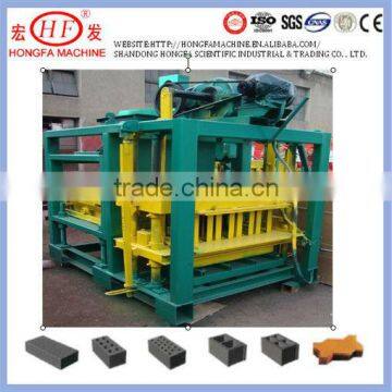 QTJ4-25B interlocking concrete block making machine