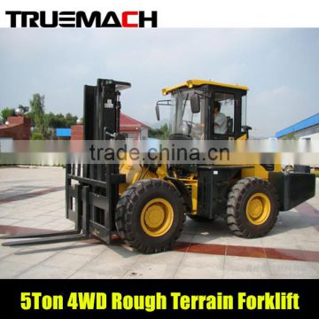 CPCY50 5.0Ton 4WD Off-road Rough Terrain Forklift