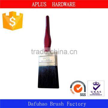 hardware good selling synthetic fiber paint brush with varnished handle