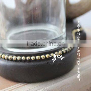 Resin Deer Antler Candle Holder for Christmas,hand-made Antler Decoration photo-5