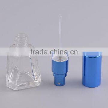 Hot Sale Mini 15ml Screw Spray Glass Bottle, Empty Perfume Bottle With Aluminum Atomizer and Cap