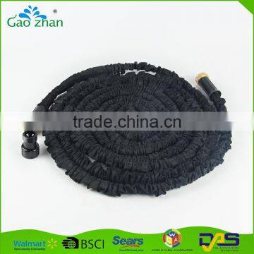 BLACK garden hose pipe/magic garden hose/retractable garden hose with free samples