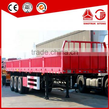 China leading brand low price bulk cargo side wall semi trailer