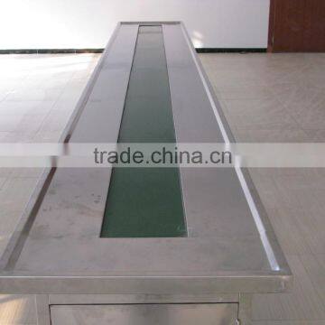 Production Line Filling Sealing Capping Packing Belt Conveyor Delivery Table photo-2