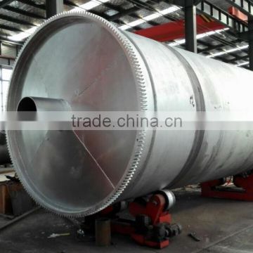 Waste tyre recycling plant making tyre oil