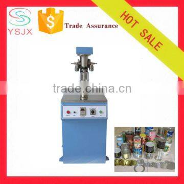 vertical tin can sealing machine for glass and paper bottle