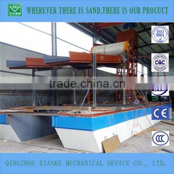 small river sand iron panning suction dredger with magnetic separator