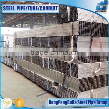 60/60/1.3mm erw welded square pre galvanized steel pipe