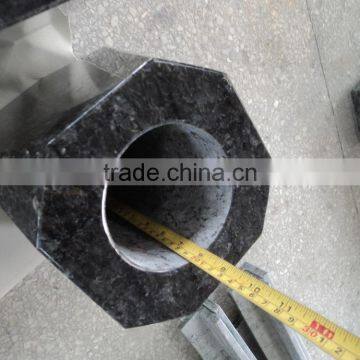 Green Granite Vases Grave for Tombstone photo-3