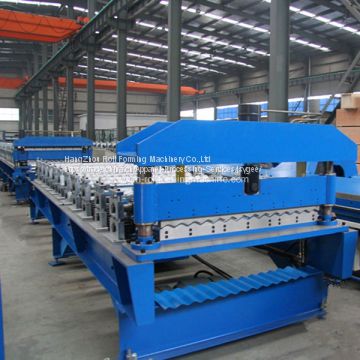 Corrugated Sheet Metal Roofing Roll Forming Machine