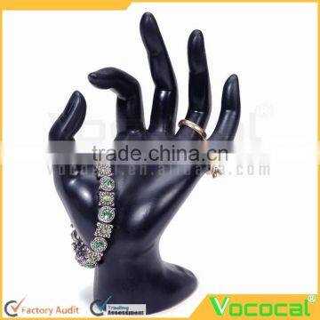 OK Hand Gestured Resin Ring Display Stand Jewelry Display Props Black photo-3