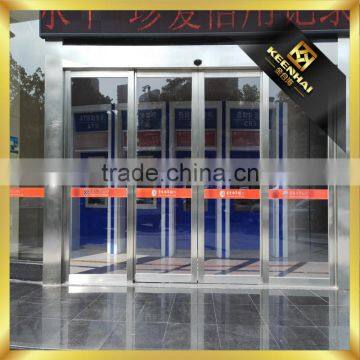 Bronze Color Commercial Glass Door Stainless Steel Front Door