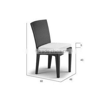 2017 Trade Assurance Hot Sale Modern Style All Weather Outdoor Rattan Classic Dining Chairs photo-2