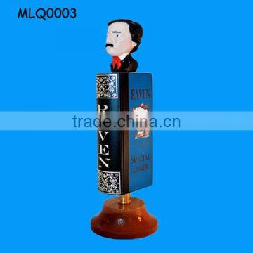 Little Book Man Resin Novelty Custom Beer Tap Handle