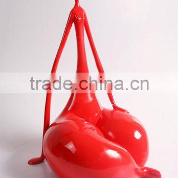 Resin Lady Resin Woman Home Decoration, Office Decoration, Hotel Decoration Fat Lady Figure Statue for Decoration Use Sculpture photo-2