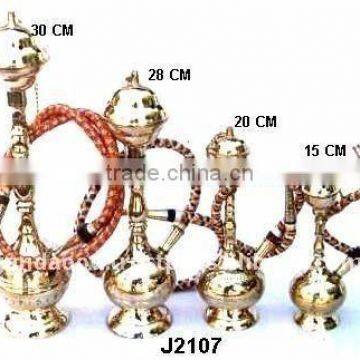 Best selling Hookah made in brass in four sizes with mirror polish