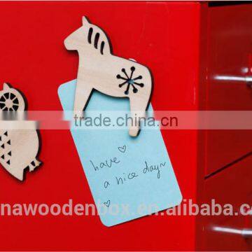 Refined Wooden Label Stickers With Magnet for Fridge