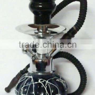 black and white glass hookah shisha for sale