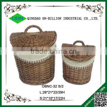 Home Decoration Wicker Wall Hanging Basket for Storage photo-2