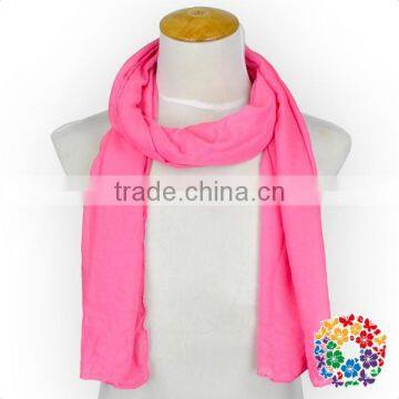 Baby Girls Luxuries Washable Solid Color Fashion Scarf Various Color Silk Scarf photo-2