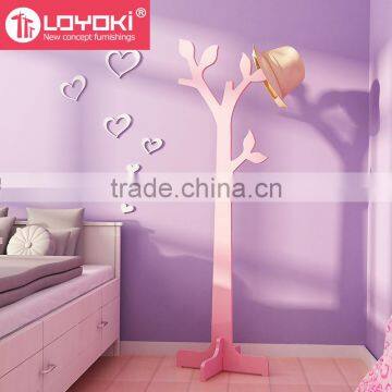 Hot Sale Wooden DIY Coat Rack Stand Eco-friendly Home Furniture Clothes Hanging Tree Shaped Coat Rack Wholesale Tree Coat Rack photo-4