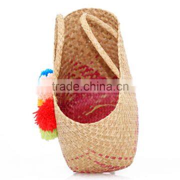 Wholesales Woman Tote Bag, Seagrass Handbag photo-4