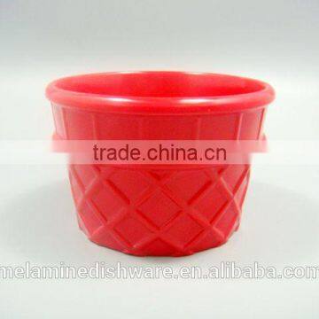 Red solid color soup cup milk cup for kid and children