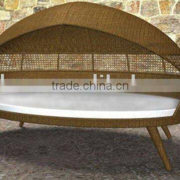 Rattan Aluminium design Daybed Furniture Chaise AK1239