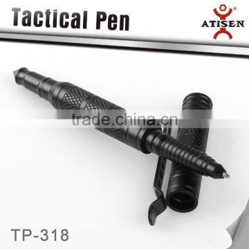 Pro Tactical Defense Survival Pen Glass Breaker Aviation Aluminum Black photo-3