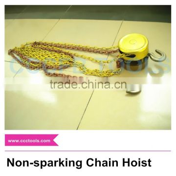 Top Brand Non-spark Aluminum Bronze Chain Hoist