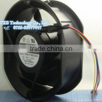 109E1748C503 17CM Waterproof Transformer Chamber Cooling Fan 17238 DC48V 0.61A 4wires In Stock photo-2