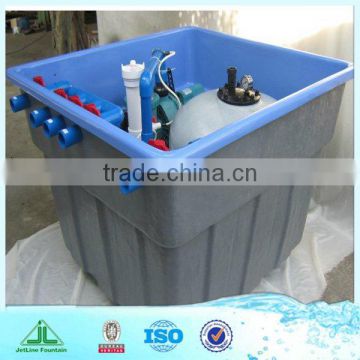 Water treatment machine for swimming pool