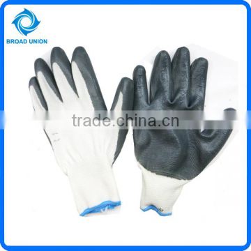 Protective Nitrile Coated Nylon Gloves Industrial Gloves