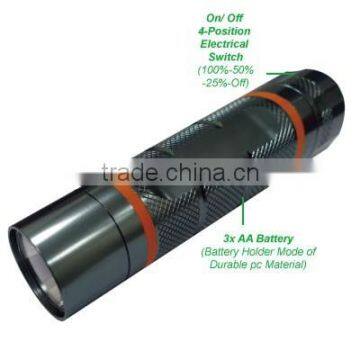 3W High Power Aluminum LED Flashlight photo-6