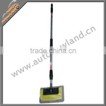 Telescopic water flow car brush