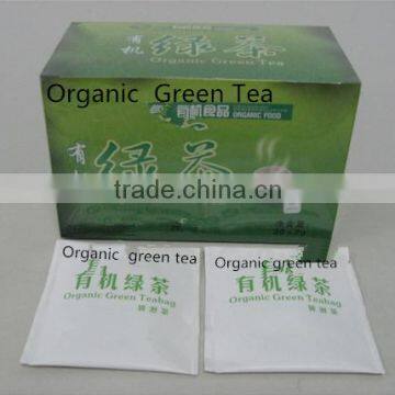 2017 EU USDA Certificate Organic Green Tea Bag Chinese Hot Sale Best Green Tea Brand Organic Green Tea 2g *20 Bags/box photo-3