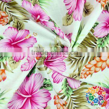 Beautiful Flower Printed Fabric Factory Custom Fabric Soft Woven Cotton Fabric Wholesale photo-4